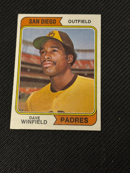 1974 TOPPS DAVE WINFIELD RC #456 EXMT+ V15571