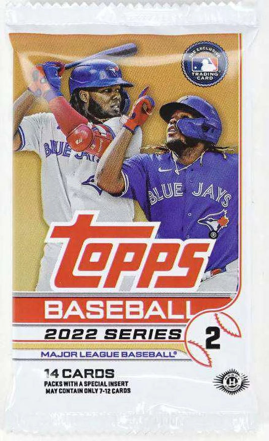 2022 TOPPS BASEBALL SERIES 2 HOBBY PACK