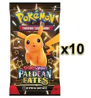 Paldean Fates 10 pack bundle TPV