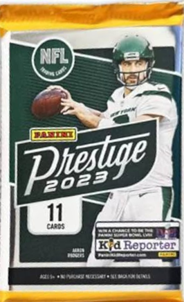 2023 PRESTIGE FOOTBALL 11 CARD PACK