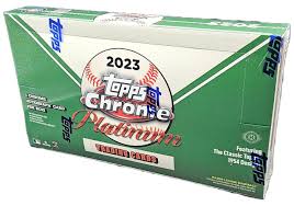 2023 TOPPS CHROME PLATINUM BASEBALL HOBBY BOX