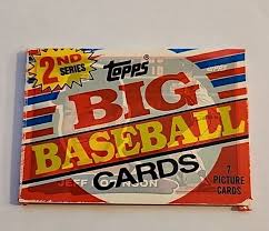 1988 TOPPS BIG BASEBALL CARD PACK 2ND SERIES
