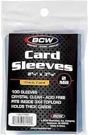 BCW THICK CARD SLEEVES