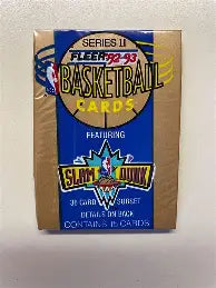 1992/93 FLEER BASKETBALL SERIES 2 HOBBY PACK