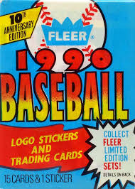 1990 FLEER BASEBALL UNOPENED WAX PACK