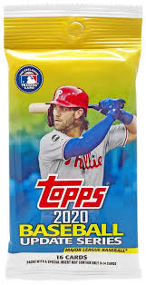 2020 TOPPS BASEBALL UPDATE RETAIL PACK