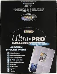 ULTRA PRO 9 POCKET PAGES BOX 100 SHEETS TOTAL