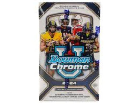 2024 BOWMAN CHROME U FOOTBALL SEALED HOBBY BOX