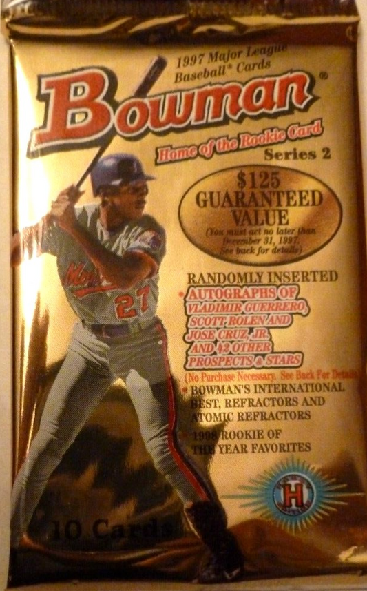 1997 BOWMAN BASEBALL SERIES 2 HOBBY PACK