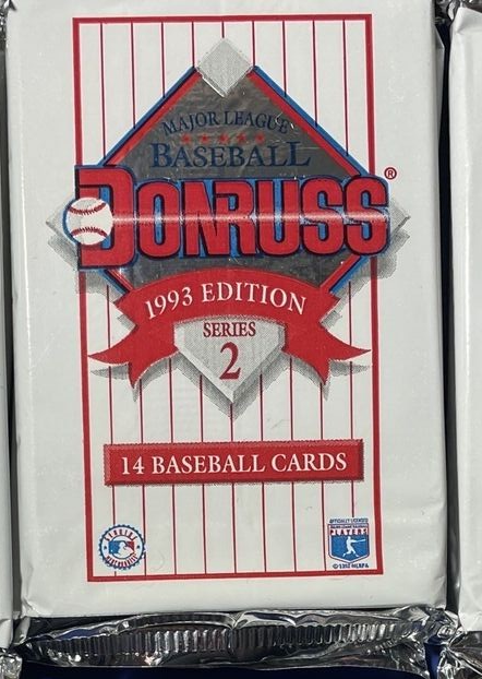 1993 DONRUSS BASEBALL SERIES 2 PACK