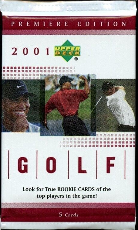 2001 UPPER DECK GOLF PACK