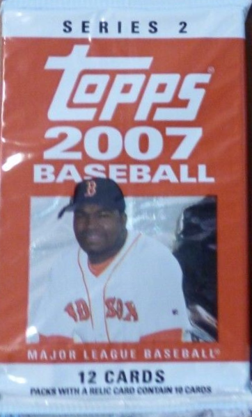 2007 TOPPS BASEBALL SERIES 2 RETAIL PACK
