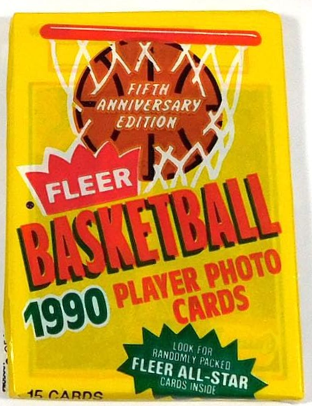 1990 FLEER BASKETBALL WAX PACK