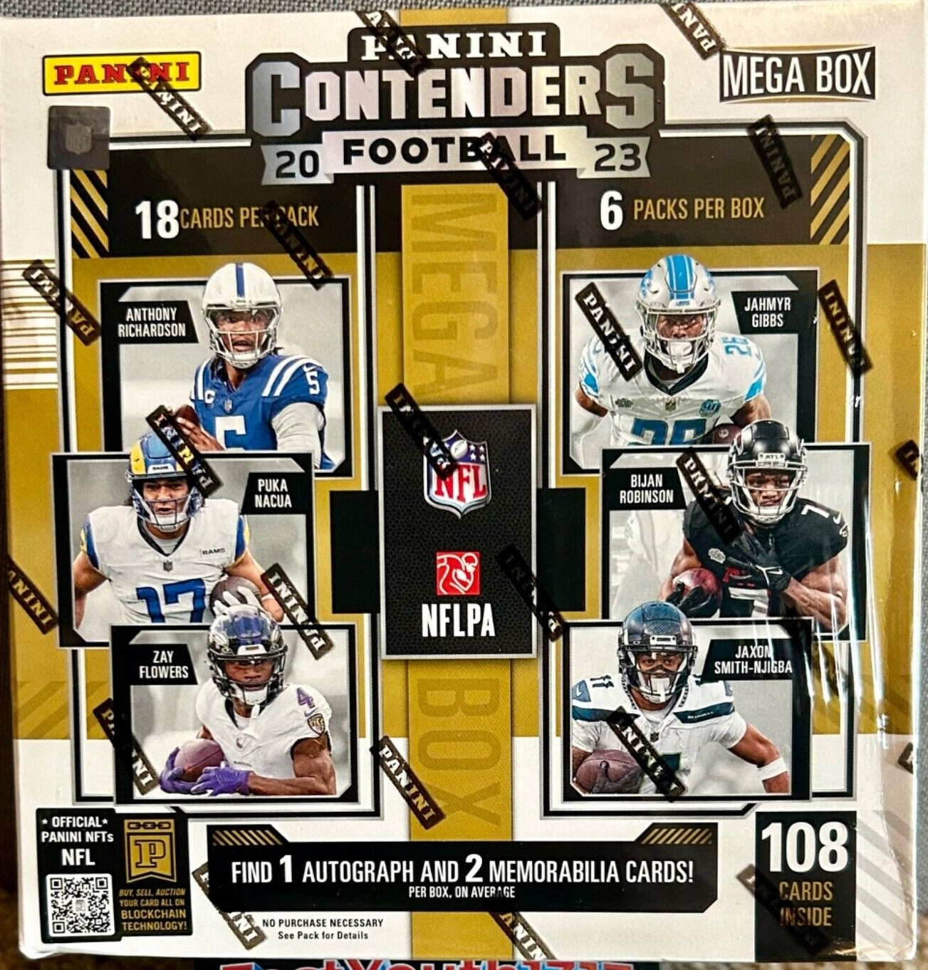 2023 CONTENDERS FOOTBALL SEALED MEGA BOX (SQUARE)