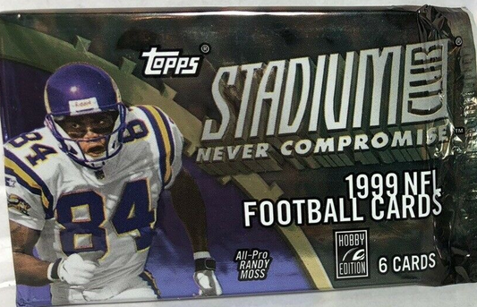 1999 STADIUM FOOTBALL SEALED HOBBY PACK