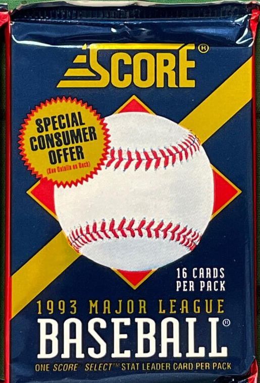 1993 SCORE BASEBALL HOBBY PACK