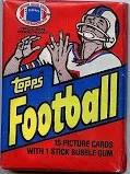 1982 TOPPS FOOTBALL UNOPENED WAX PACK