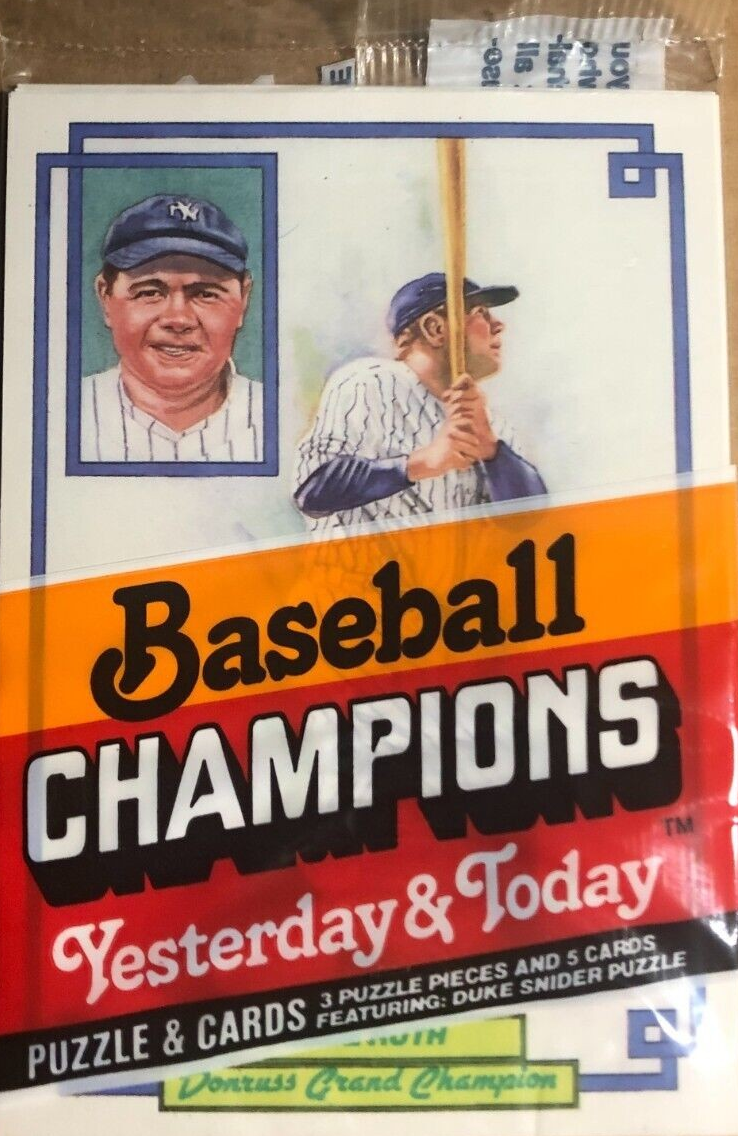 1984 DONRUSS CHAMPIONS BASEBALL PACK