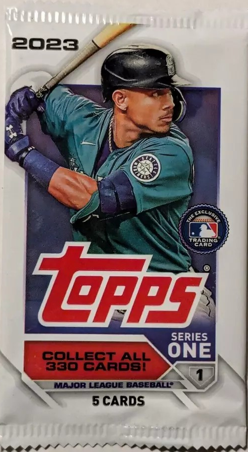 2023 TOPPS BASEBALL SERIES 1 RETAIL PACK