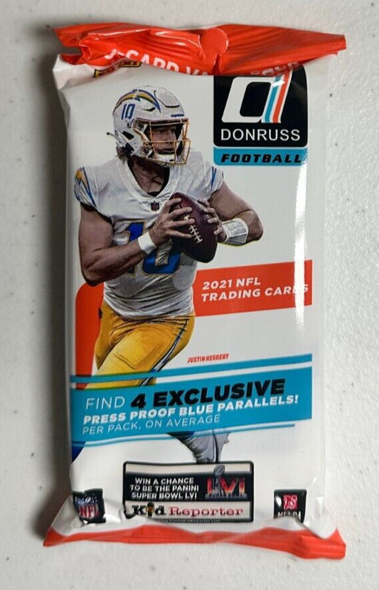2021 DONRUSS FOOTBALL JUMBO PACK