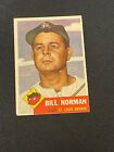 1953 TOPPS BILL NORMAN #245 EX TOUGH V3205