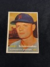 1957 TOPPS JERRY SCHOONMAKER #334 VGEX V15138