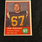 1963 FLEER FB BOB MISCHAK #17 NRMT+ V15018