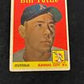 1958 TOPPS YELLOW LETTER BILL TUTTLE #23 VG+ MK V14211