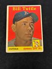 1958 TOPPS YELLOW LETTER BILL TUTTLE #23 VG+ MK V14211