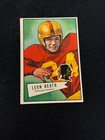 1952 BOWMAN LARGE FB LEON HEATH #91 NRMT V7349