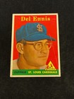 1958 TOPPS YELLOW DEL ENNIS #60 VG V15072