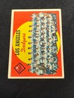1959 TOPPS DODGERS TEAM #457 EXMT UNMARKED #457 EXMT+ V14740