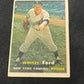 1957 TOPPS WHITEY FORD (MK ON BACK) #25 VGEX+ V14754