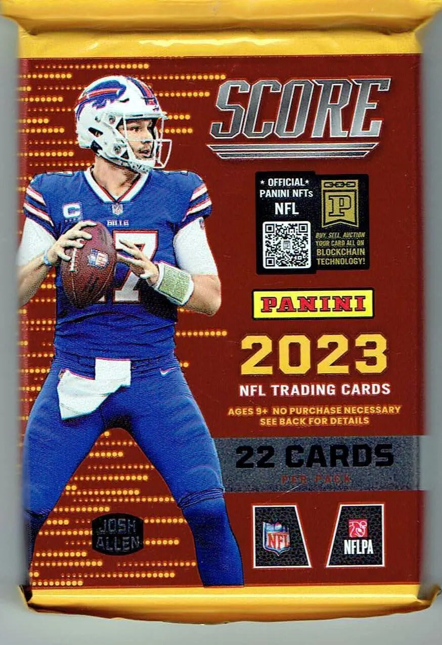 2023 SCORE FOOTBALL 22 CARD BLASTER PACK