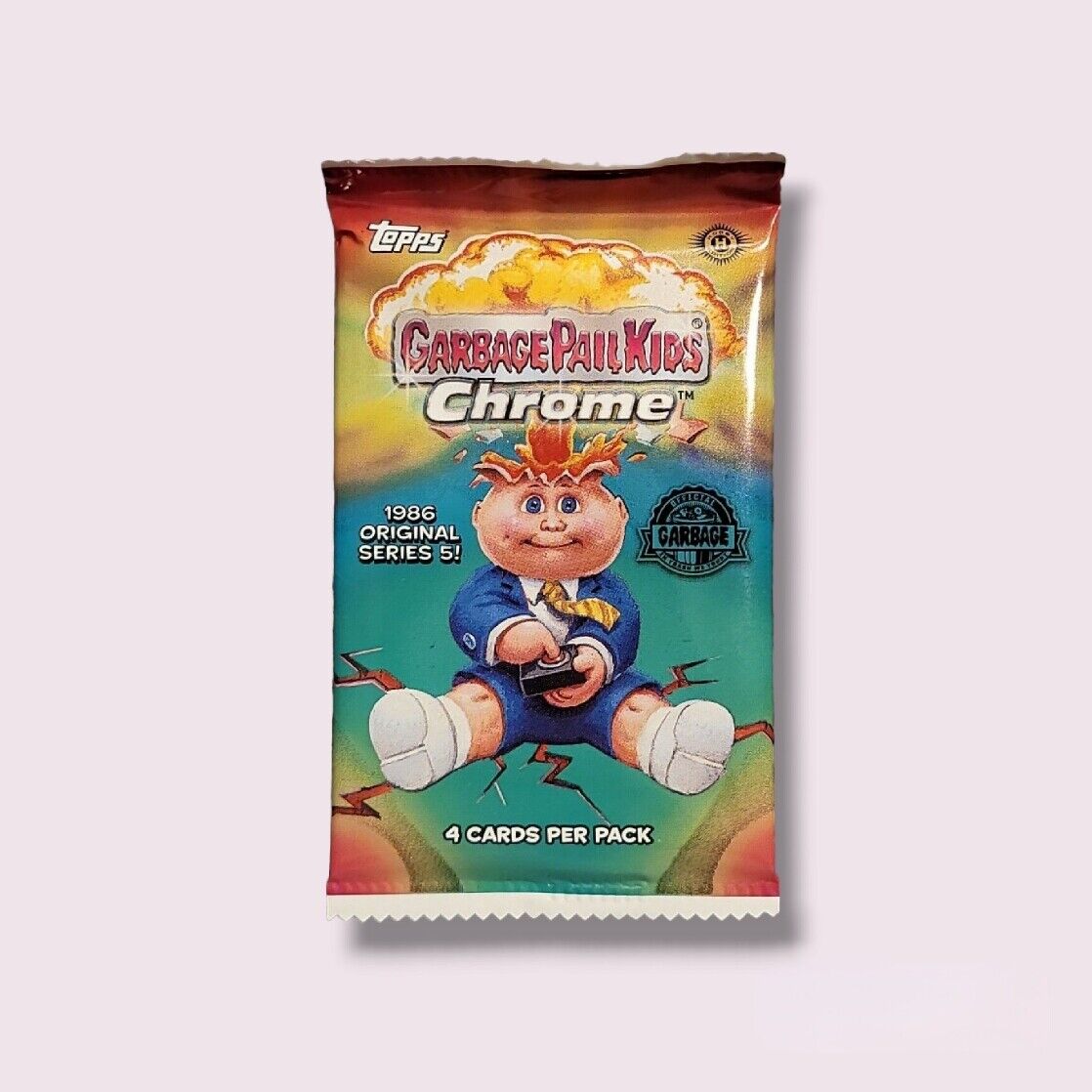 2022 TOPPS GARBAGE PAIL KIDS CHROME SERIES 5 - 4 CARD HOBBY PACK