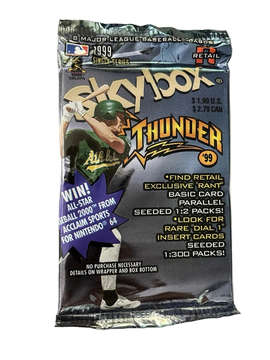 1999 SKYBOX THUNDER BASEBALL HOBBY PACK. SUPER RAVE!!