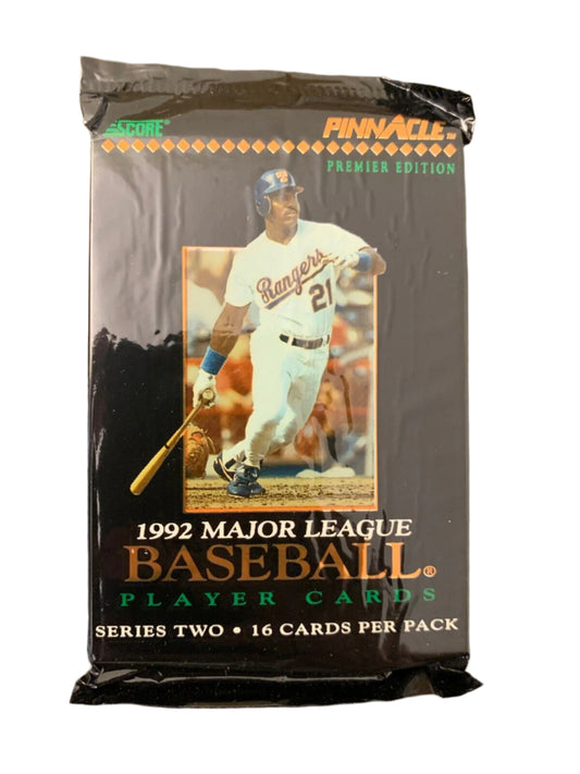 1992 PINNACLE BASEBALL SERIES 2 SEALED PACK