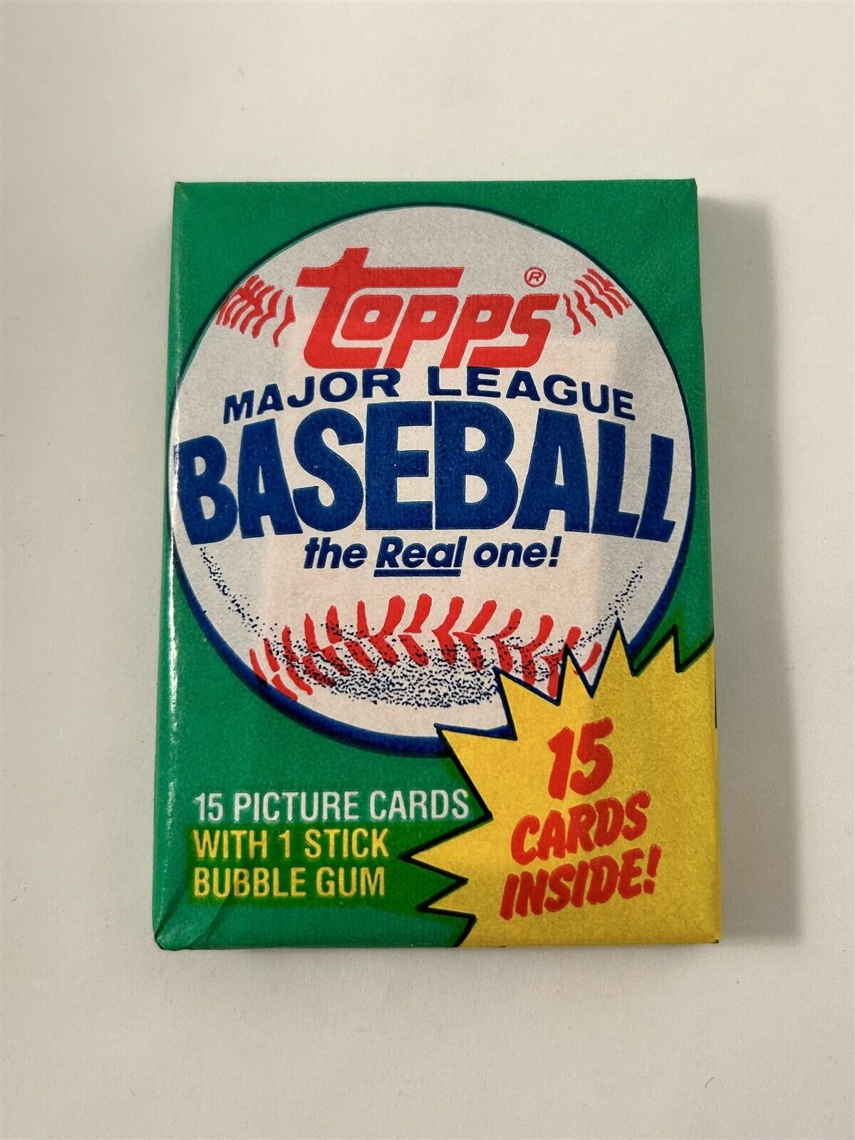 1981 TOPPS BASEBALL 15 CARD WAX PACK