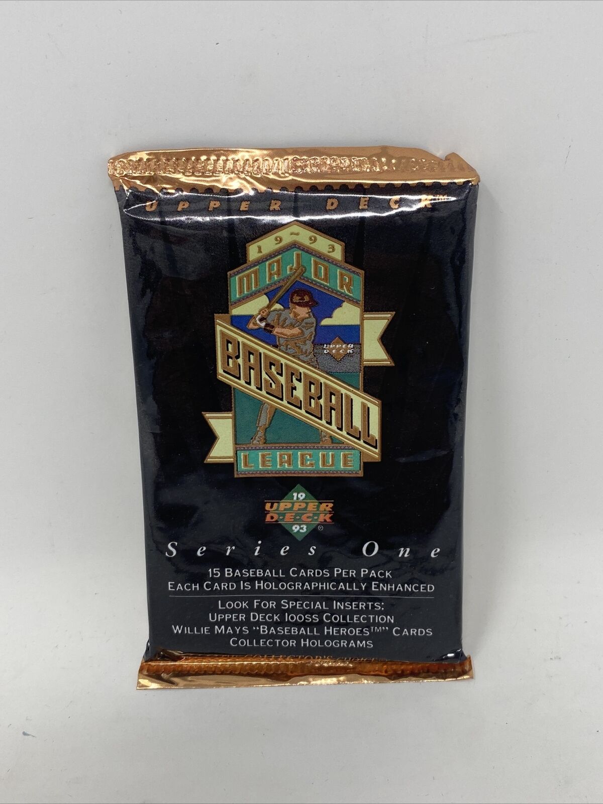 1993 UPPER DECK BASEBALL SERIES 1 15 CARD PACK