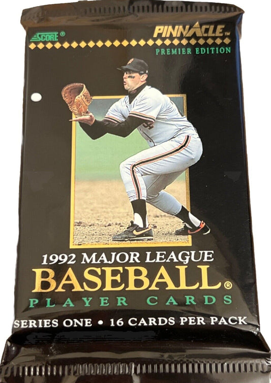 1992 PINNACLE BASEBALL SERIES 1 SEALED PACK