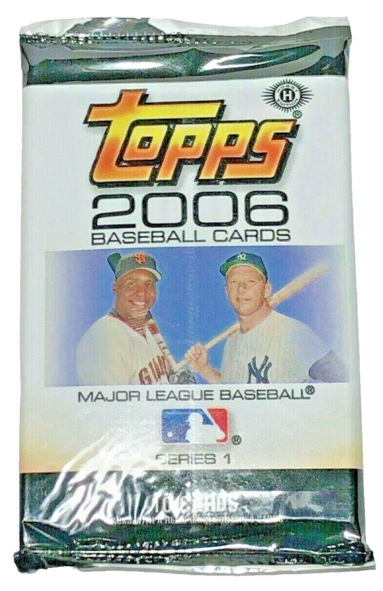 2006 TOPPS BASEBALL SERIES 1 10 CARD PACK