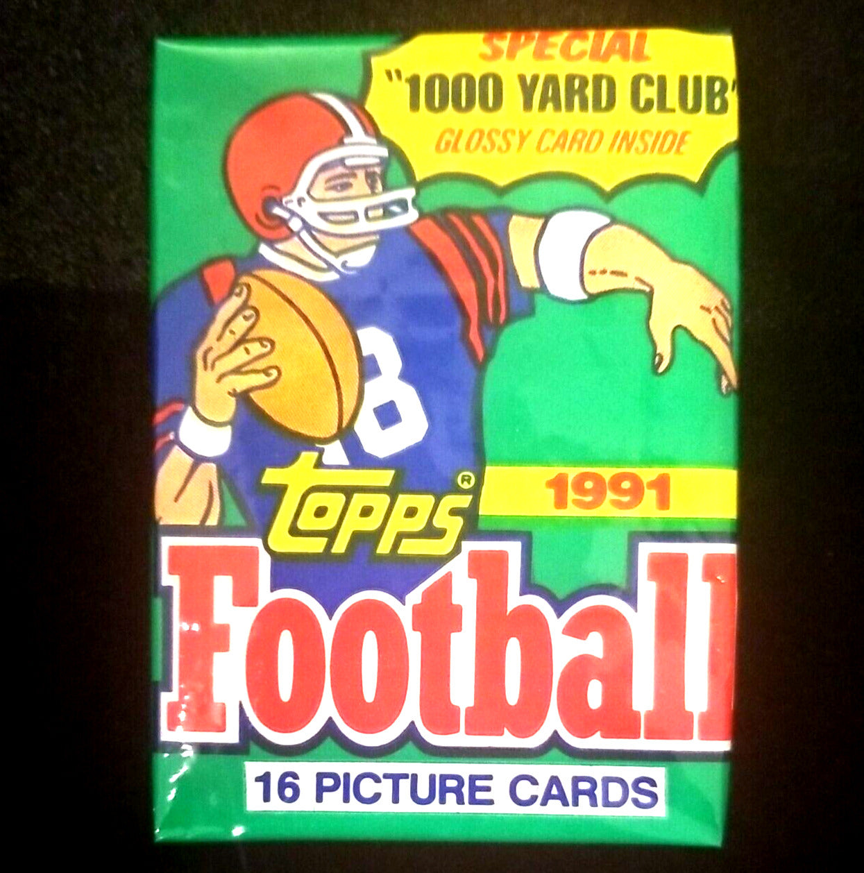 1991 TOPPS FOOTBALL 16 CARD PACK