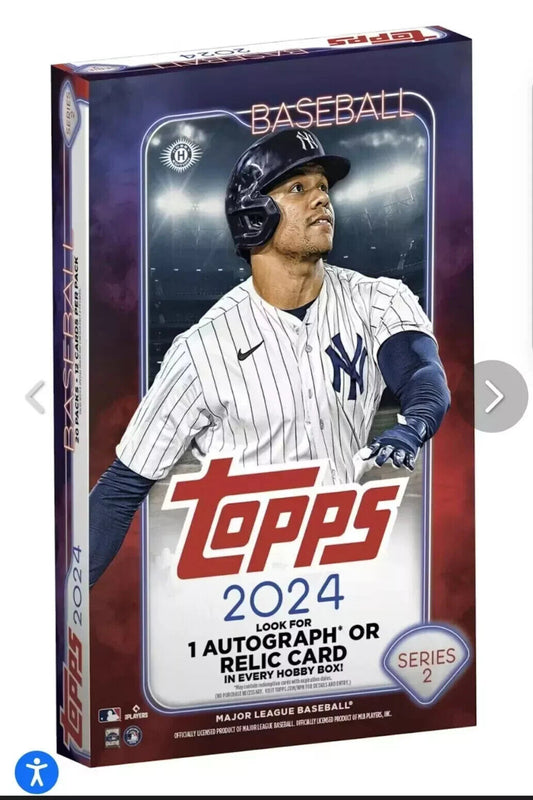 2024 TOPPS BASEBALL SERIES 2 SEALED HOBBY BOX