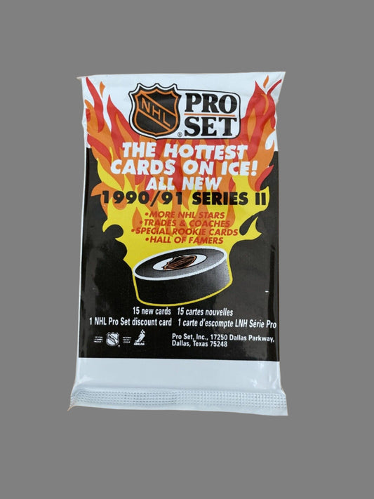 1990/91 NHL PRO SET HOCKEY SERIES II HOBBY PACK