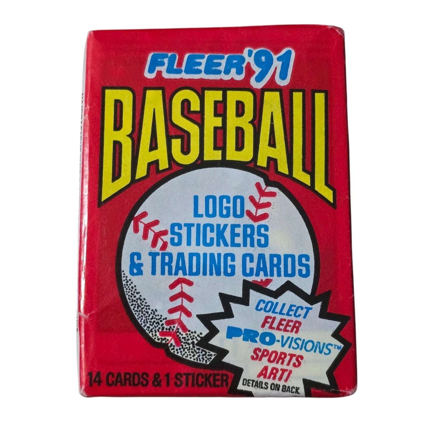 1991 FLEER BASEBALL UNOPENED WAX PACK