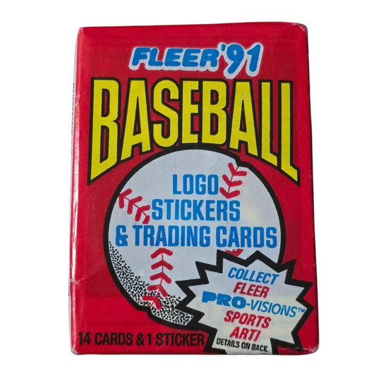1991 FLEER BASEBALL UNOPENED WAX PACK