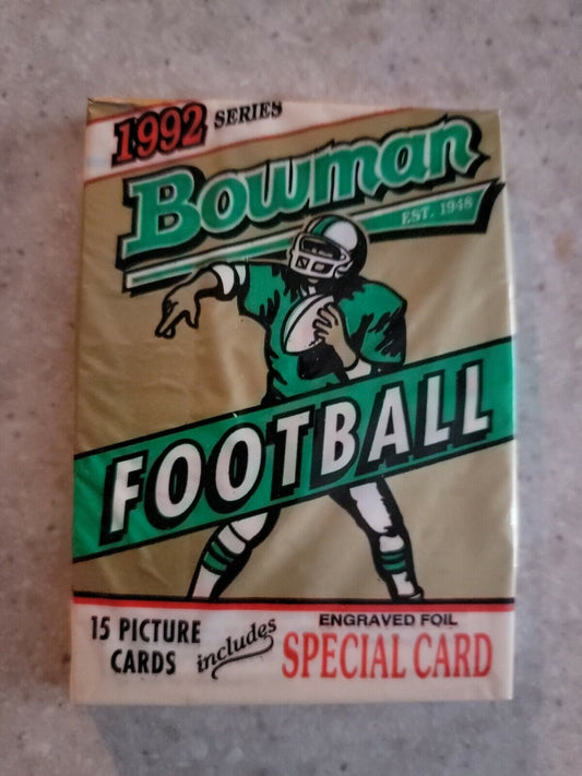 1992 BOWMAN FOOTBALL PACK