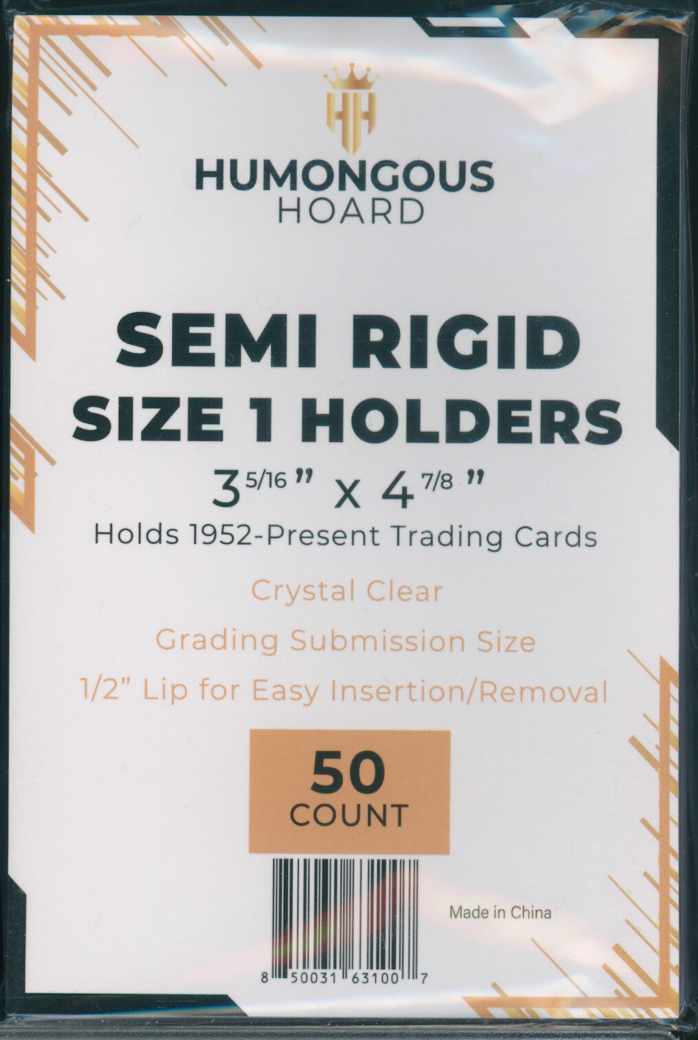 HUMONGOUS SEMI-RIGIDS LARGE. FOR GRADING. 50 COUNT – Triple Play Vintage