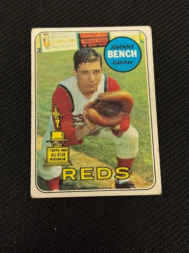 1969 TOPPS JOHNNY BENCH #95 VG V15510