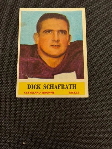 1964 PHILADELPHIA FB DICK SCHAFRATH #40 VGEX V15531